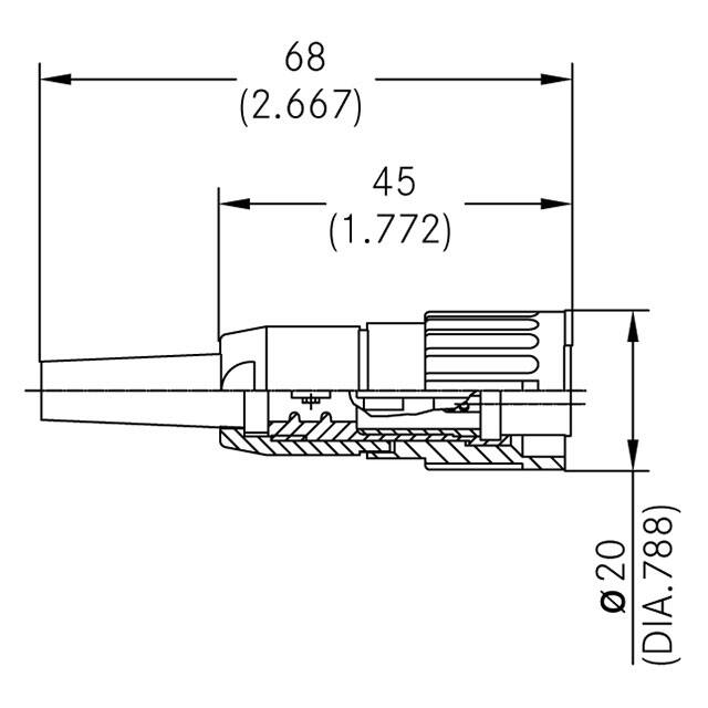 T 3375 501 Amphenol Tuchel Industrial  Assemblages de connecteurs circulaires